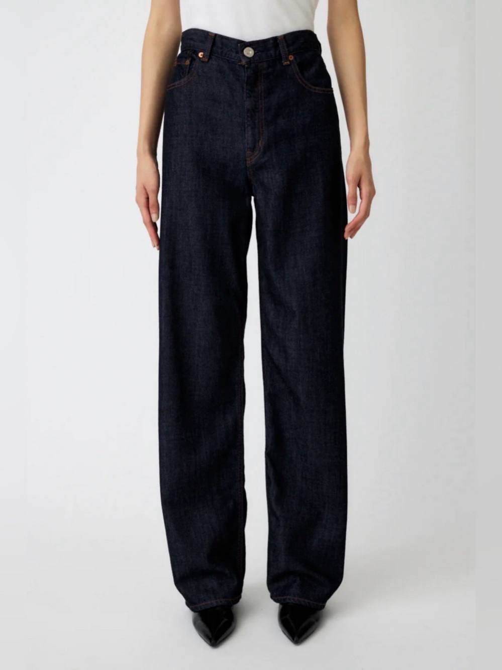 [NWT] $310 MOUSSY Tencel Denim Straight Jeans. Size 26